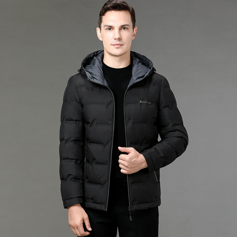 도매 하이 엔드 가을과 겨울 새로운 경량 다운 재킷 남성 짧은 패션 조커 캐주얼 후드 덕 다운 재킷