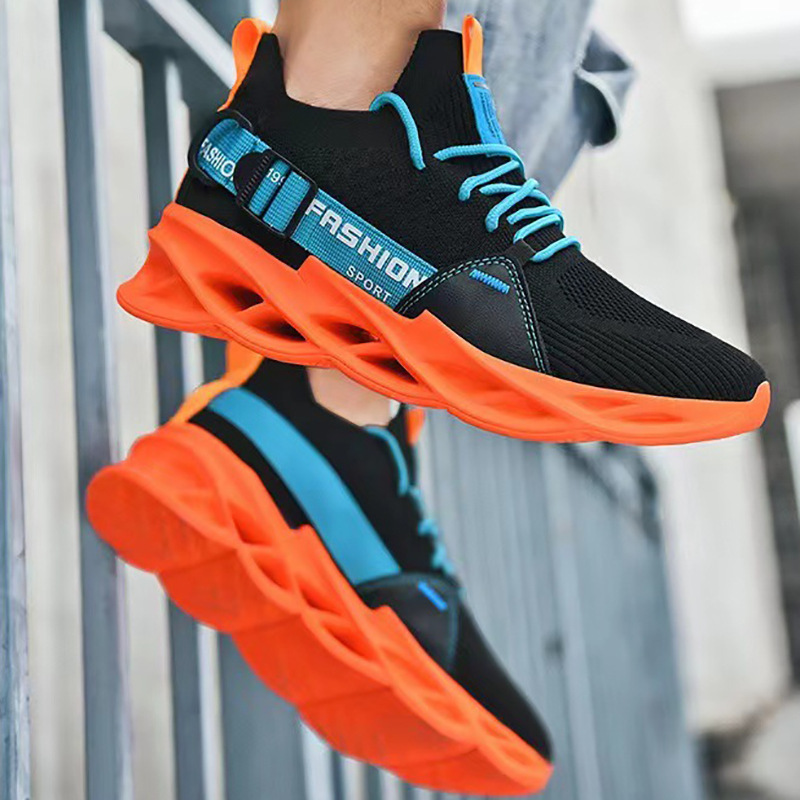 Scarpe da tennis da uomo Scarpe casual Scarpe in pelle Sneakers Tessuto Suola in gomma Calzature leggere e durevoli_voghion.com