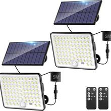 C 60351 Solar Powered Infrared Remote Control Outdoor Light