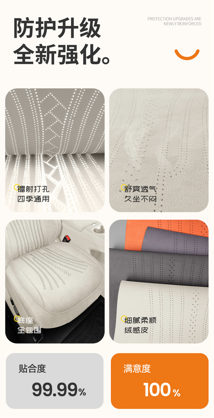New Model Luxury Car H5 Rams 360 Full-Cover Saddle Cushion Car Seat Cushion Four-Season Seat Cover Manufacturer Wholesale