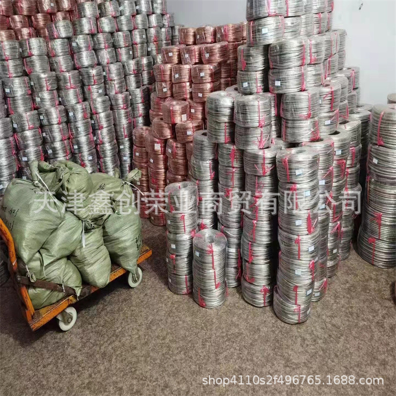 接地铜绞线  天津紫铜丝厂家 铜排软连接 镀锡铜编织线 每盘100米