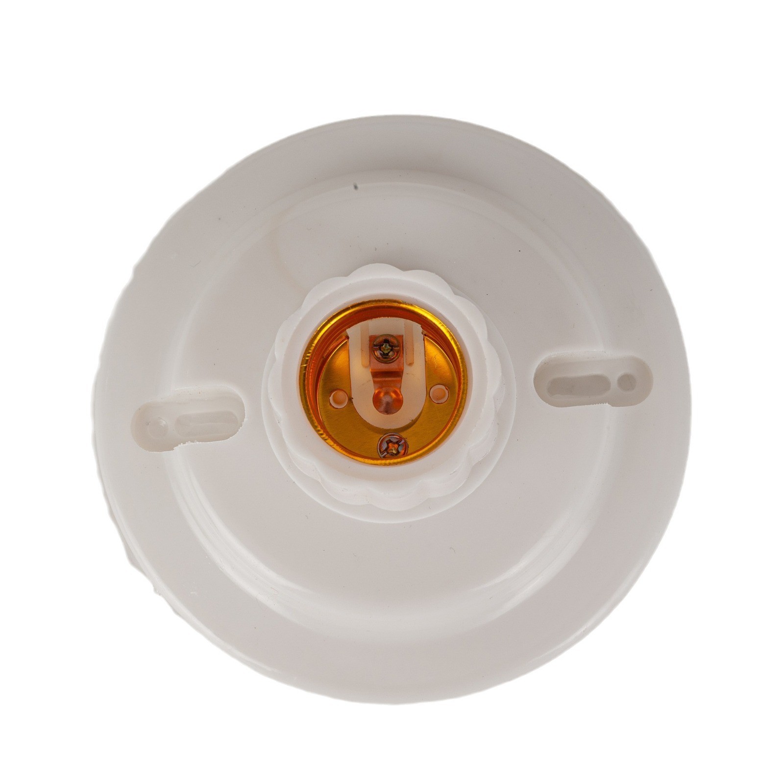 供应E27螺口灯座塑料梅花灯头陶瓷胶木罗口平口灯绝缘安全连接器