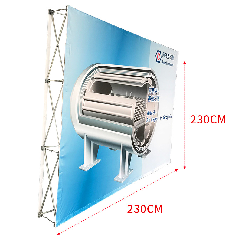 Suzhou suministra estante de exhibición portátil cartel de la pared de fondo del año del caballo de la boda estante de exhibición rápida