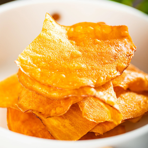 Crispy Sweet Potato Chips, Non-Carbonized Original Flavor Sweet Potato Crisps, Fried Sweet Potato Dried Noodles, Farmhouse Specialty Snacks