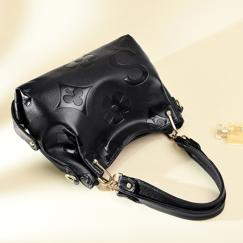 Midlife Women's Handbag 2025 European and American Fashion Ladies Crossbody Bag with Single Shoulder Bag Large Bag