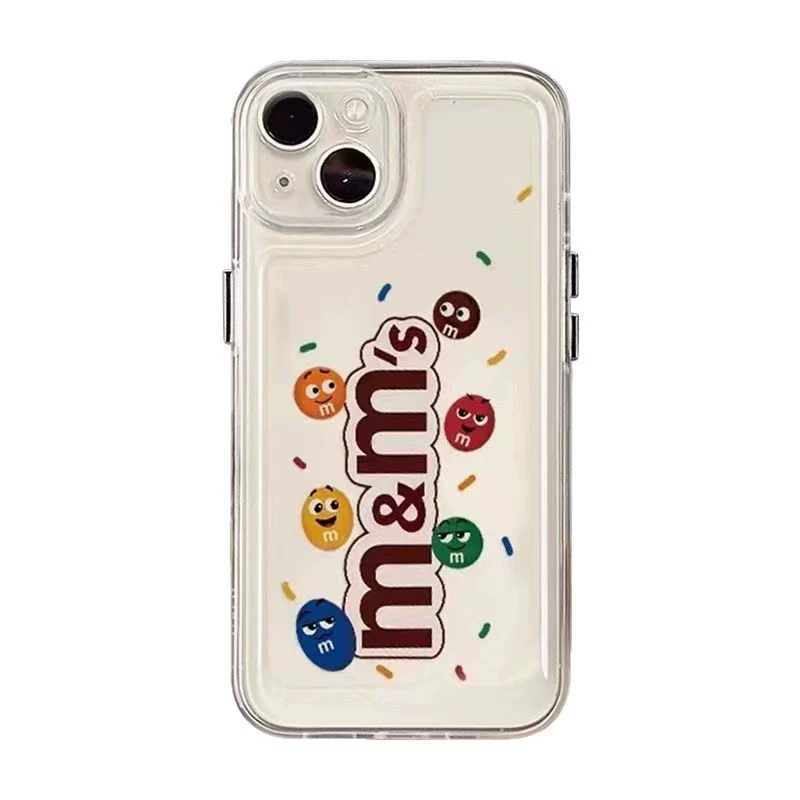 Милый акриловый совместимый с мультфильмами чехол для телефона, iPhone, 16 Pro Max, 15 Plus, защита при падении