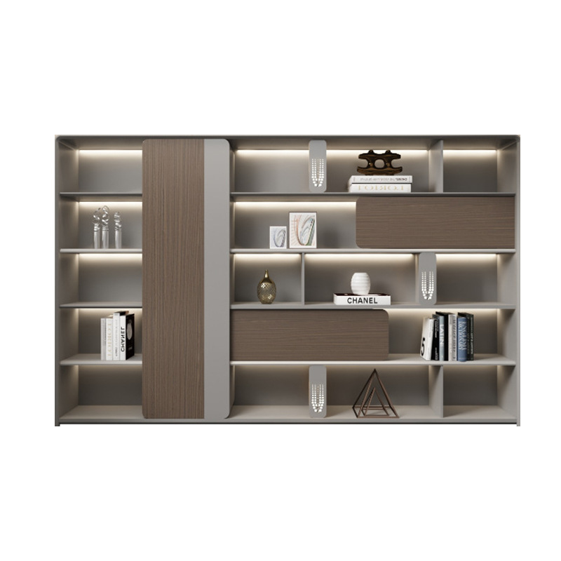 Pintura de lujo ligera de alta gama, escritorio del jefe, gerente general, supervisor de oficina, muebles de escritorio, muebles de oficina atmosféricos