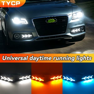 Universal DRL, Balıq Sümüyü Lamborghini LED Axan Dönmə Siqnalı ilə
