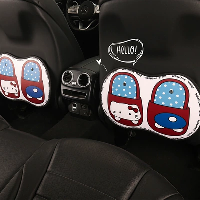 Short Slippers Bow Kt Car: Chair back anti-kick pad