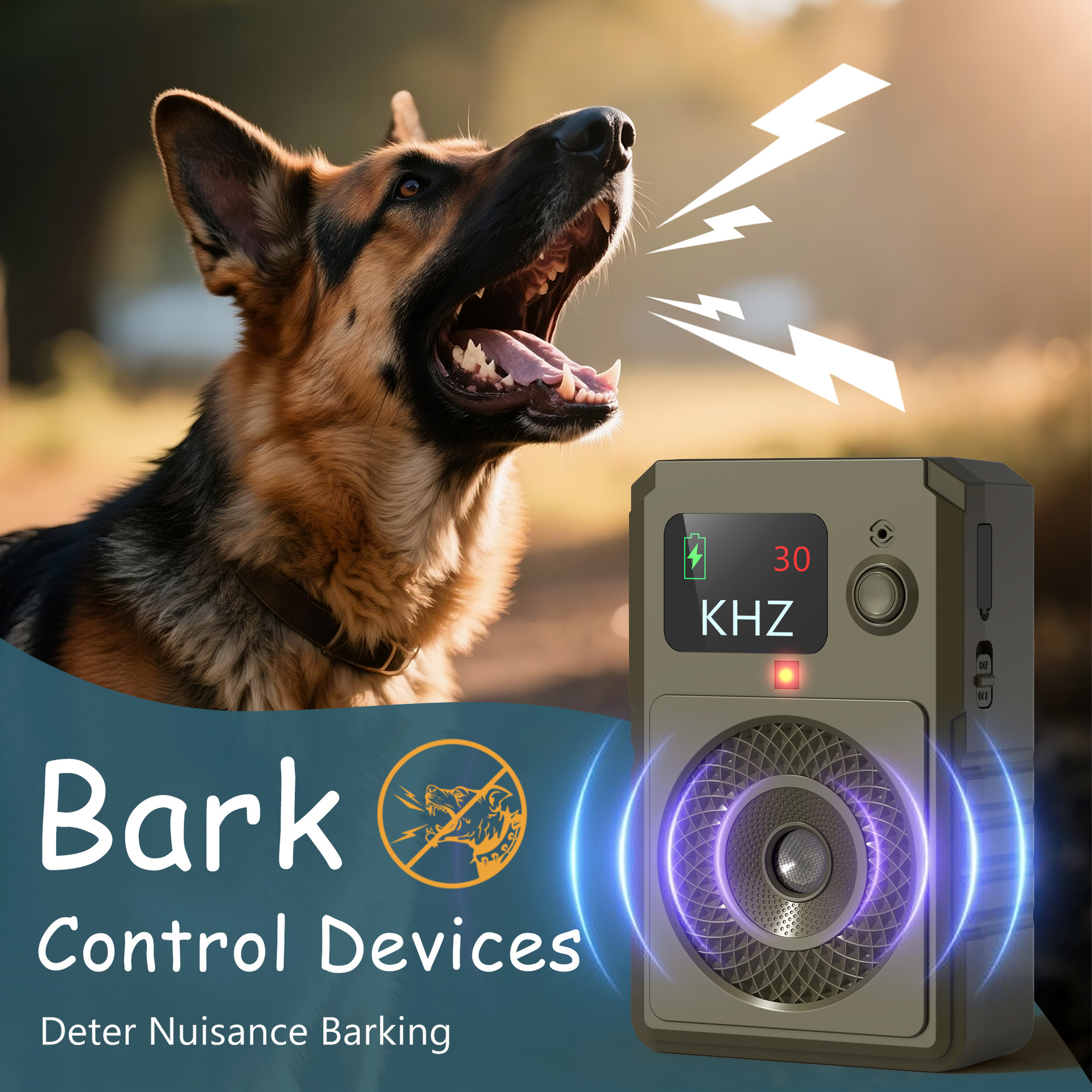 New Cross-Border Ultrasonic Anti-Barking Device for Dogs, Automatic Anti-Barking Device for Dogs, Anti-Barking Device to Prevent Disturbance, Free Shipping