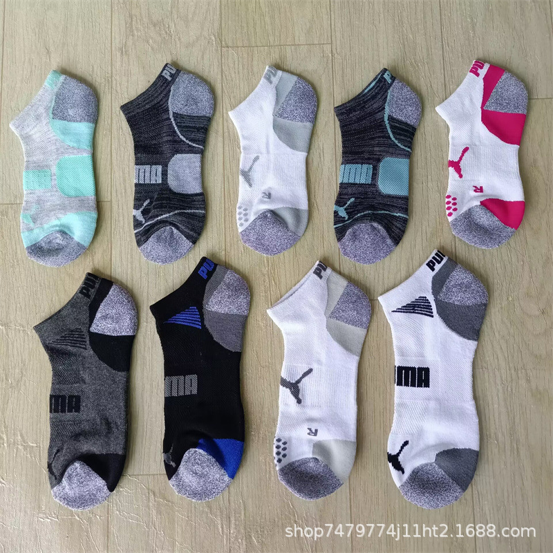 Foreign trade professional thickened towel bottom sports socks outdoor running exercise sweat-absorbent breathable boat Socks