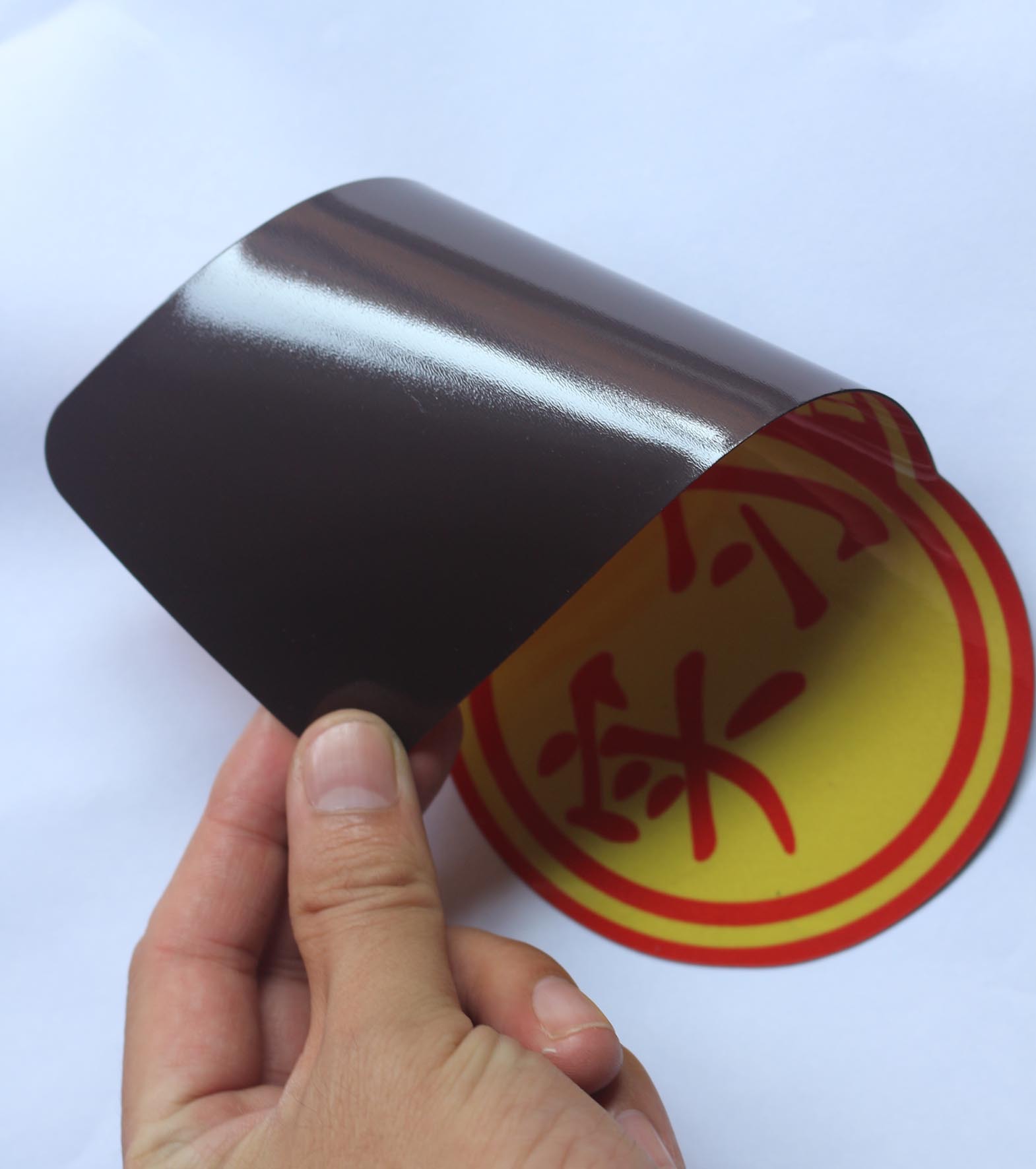Fábrica al por mayor de pasantías reflectantes magnéticas pegatinas de coche sin pegamento novato distancia de conducción manteniendo pegatinas personalizables REGISTRO image 3