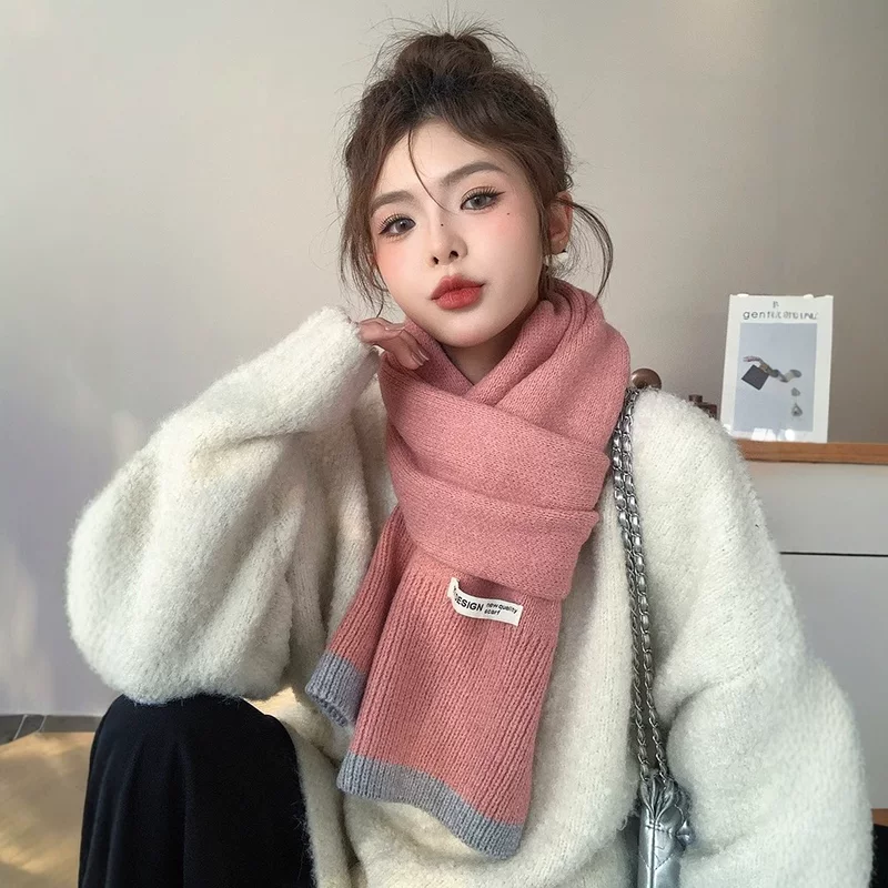 High quality winter keep warm knitted universal scarf