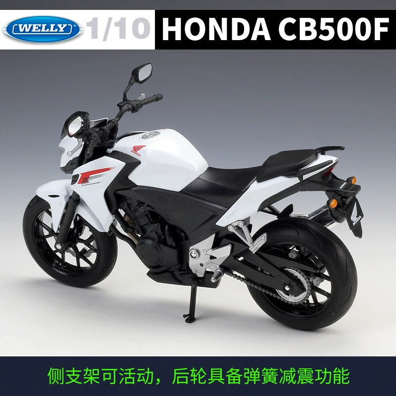 Welly1: 10 мотоцикл Honda CB500F, моделирование из сплава