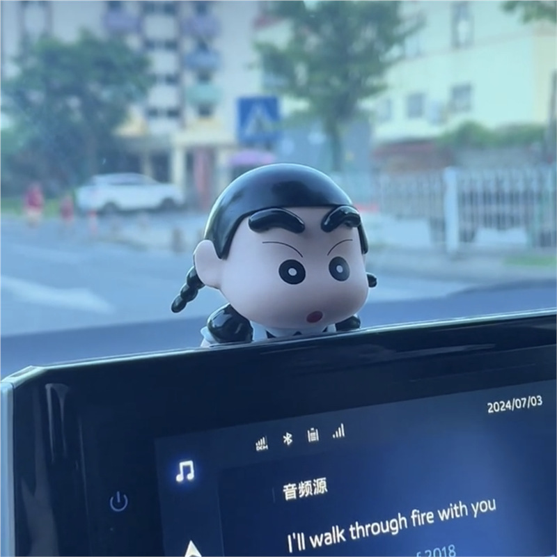 NIFTY MAID XIAOXIN BRAID CRAYON XIAOXIN 자동차 장식품 선물 휴대용 주변 장식품 자동차 인테리어 장식품