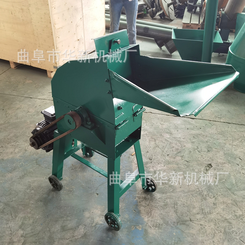 辽宁鲜玉米杂草麦类树枝木条粉碎机供应畜牧养殖厂锤片锤片式