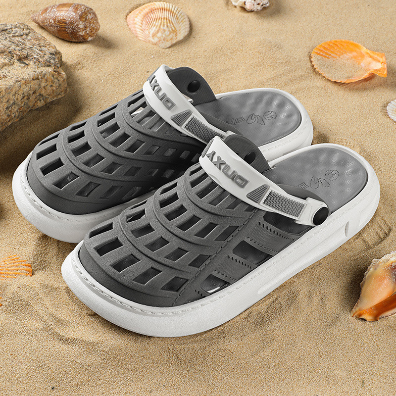 Sandalias de playa de verano para hombres, zapatillas deportivas, zapatos de agujero cómodos, sandalias deportivas de playa