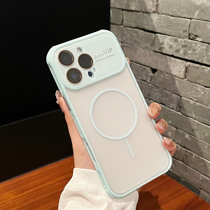 适用iPhone16手机壳秒变17大视窗磁吸细圈肤感散热防摔苹果保护套|undefined