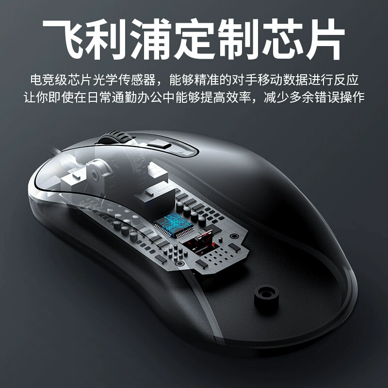 Новый оптовый 7214 проводной оптический USB тихий мышь для бизнеса, офисная, игра, ноутбук, настольный компьютер