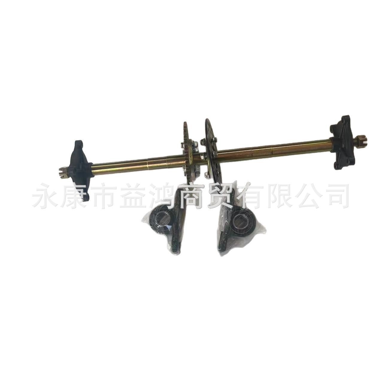 Three-wheeled four-wheel motorcycle ATV kart modification accessories 60CM-1 m rear suspension thickened rear axle rear axle