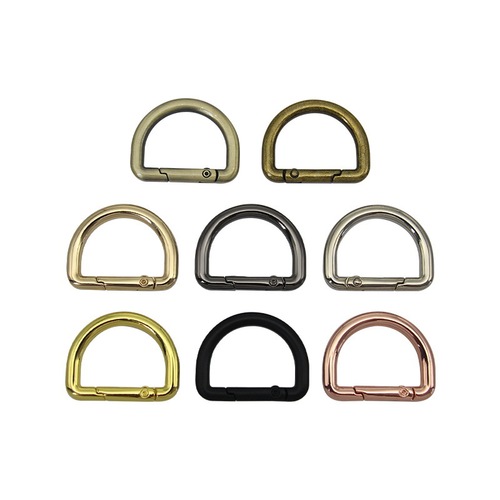 One inch, inner width 25mm, letter D buckle, spring open ring connection buckle, luggage hardware accessories, D buckle shoulder strap buckle