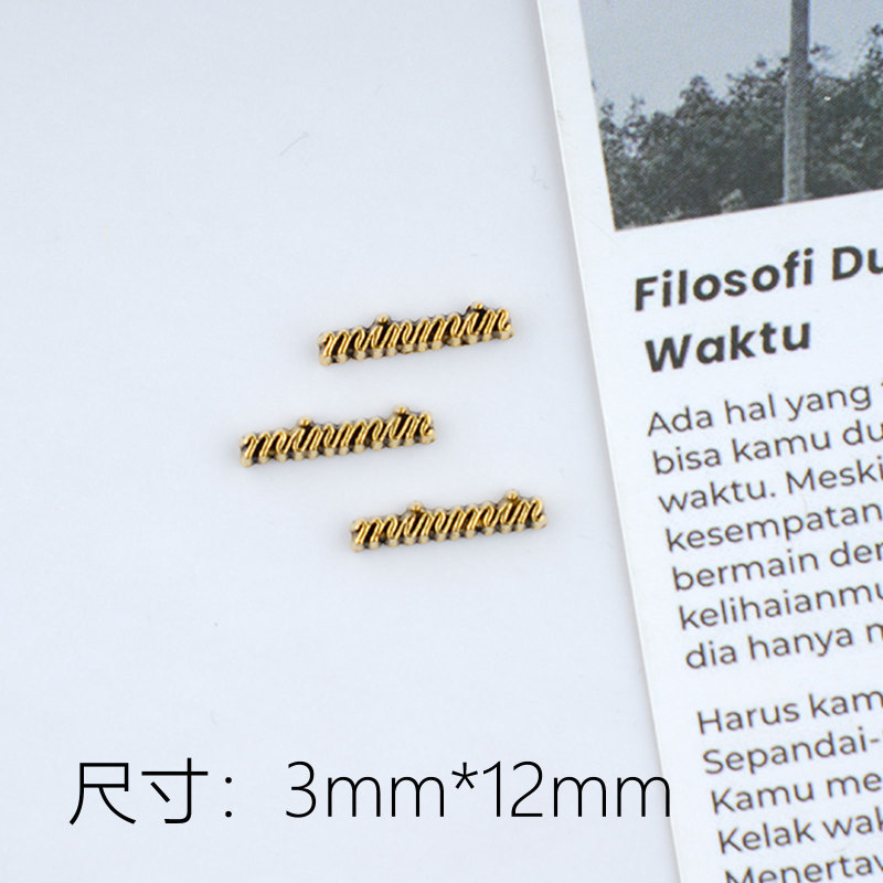 新しいホット販売合金文字 KT 合金パッチ DIY ヘアピンジュエリーアクセサリーかわいい多用途帽子材料バッチ|undefined