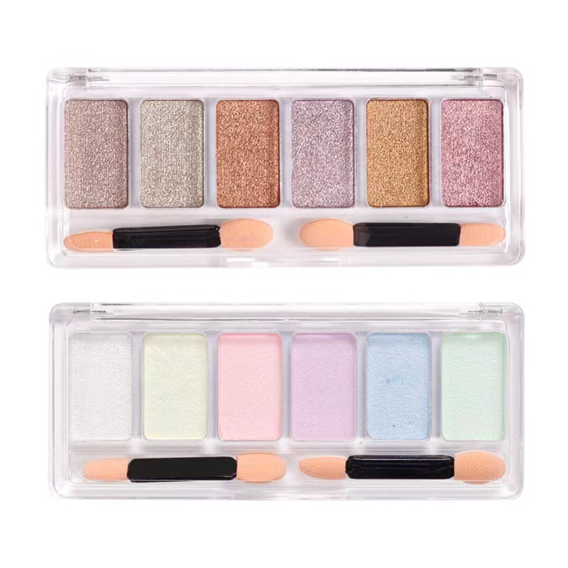 Polvo de espejo mágico sólido, polvo de aurora, polvo de 6 colores de manicuras, hielo de fantasía, polvo de concha de sirena, polvo de hadas, polvo de espejo de color hadia