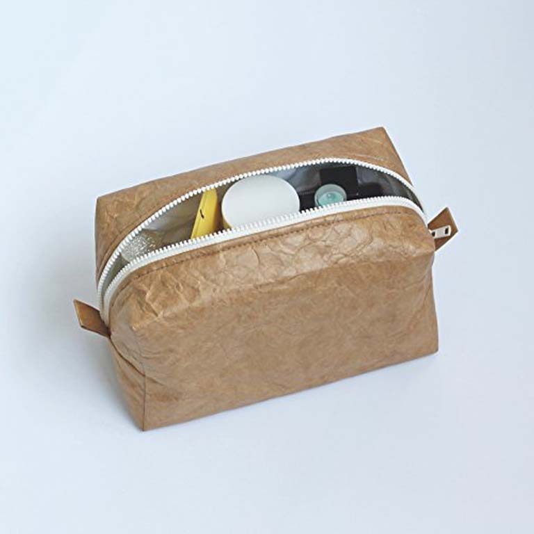 杜邦纸袋防水可水洗杜邦纸化妆包杜邦纸杂物收纳拉链袋