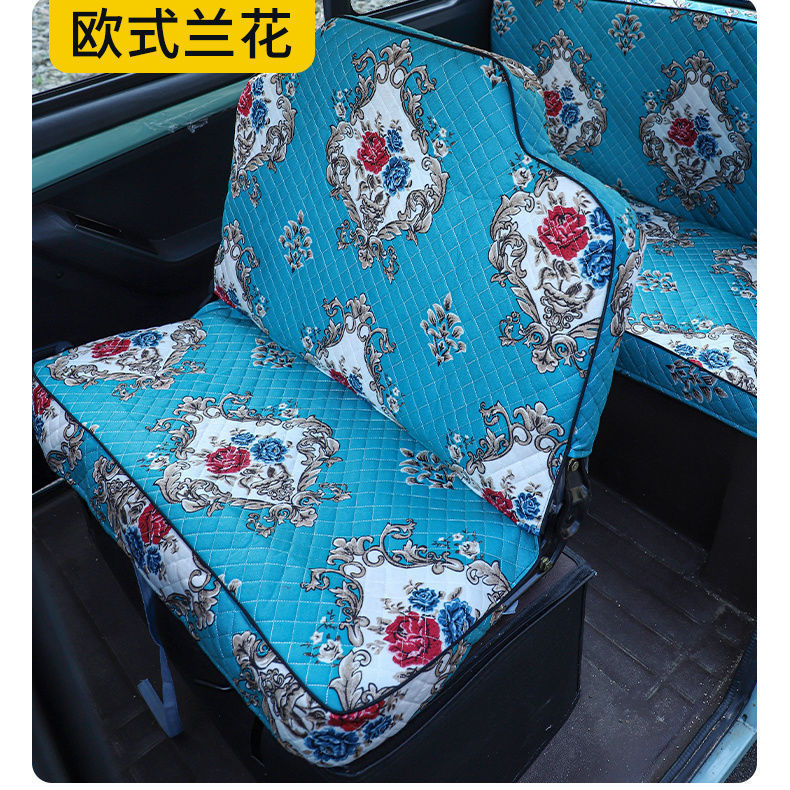 新品三轮车四轮座套四季通用型坐垫套电动四轮坐垫套棉麻料海宝包|undefined
