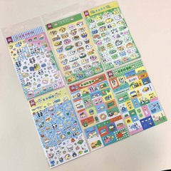 わぁカワイカオリジナルキャラメルパンダ古早手帳シールタイル素材かわいいアニメ装飾シール卸売り