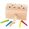 Amusing wooden magnetic table interactive toy for hand-eye coordination, early education, family style