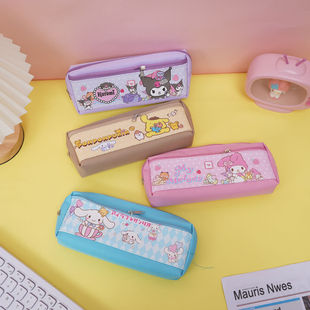Foreign trade cross-border Sanrio pencil case large capacity jade cinnamon dog kulomi melody pudding dog cartoon girl heart.