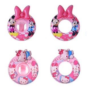 Cartoon Swimming Ring Water Park Cartoon Character Swimming Ring Children Swimming Ring Bow Girl Life Buoy