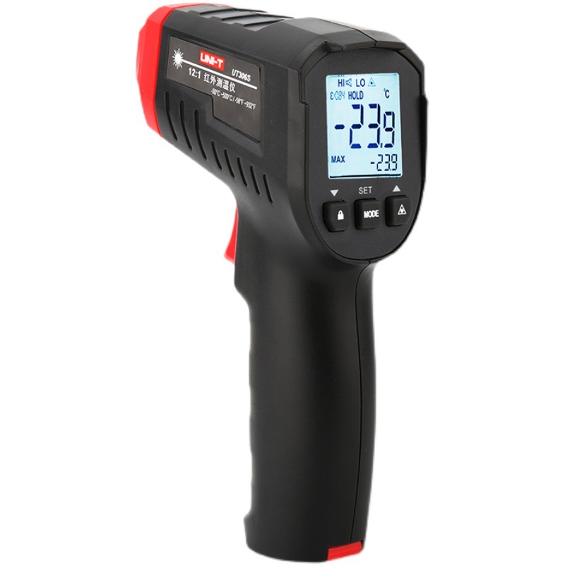 优利德UT306S红外线测温仪高精度工业测温枪商用厨房烘焙油温枪