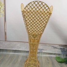 婚礼聚会布置金色水晶香炉落地水晶大香炉摆件落地式客厅