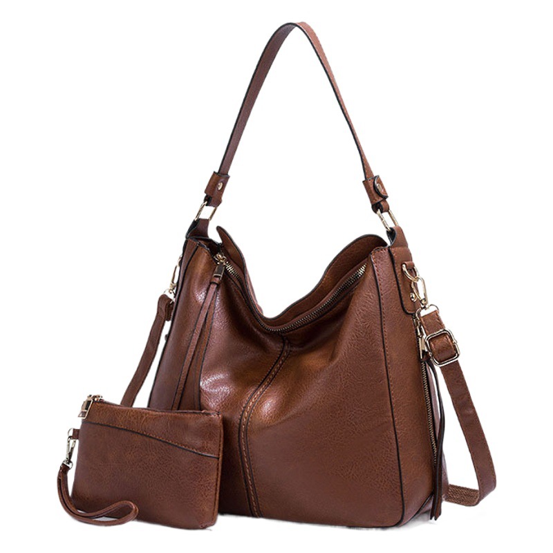 Cross-Border Women's Bags 2026 New Style Shoulder Bag Simple Crossbody Hobo Bag Korean Style Handbag Women's Large Tote Bag