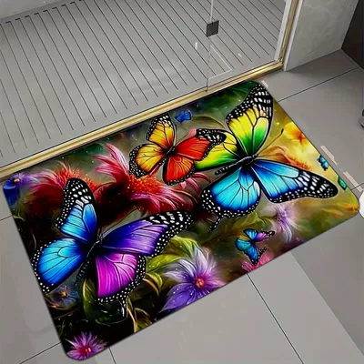Bathroom Mats Entrance Door | Avtomobil döşəmə paspasları - 6usv3yvx-2-4060cm-skin-friendly-flannel-dot-plastic-bottom
