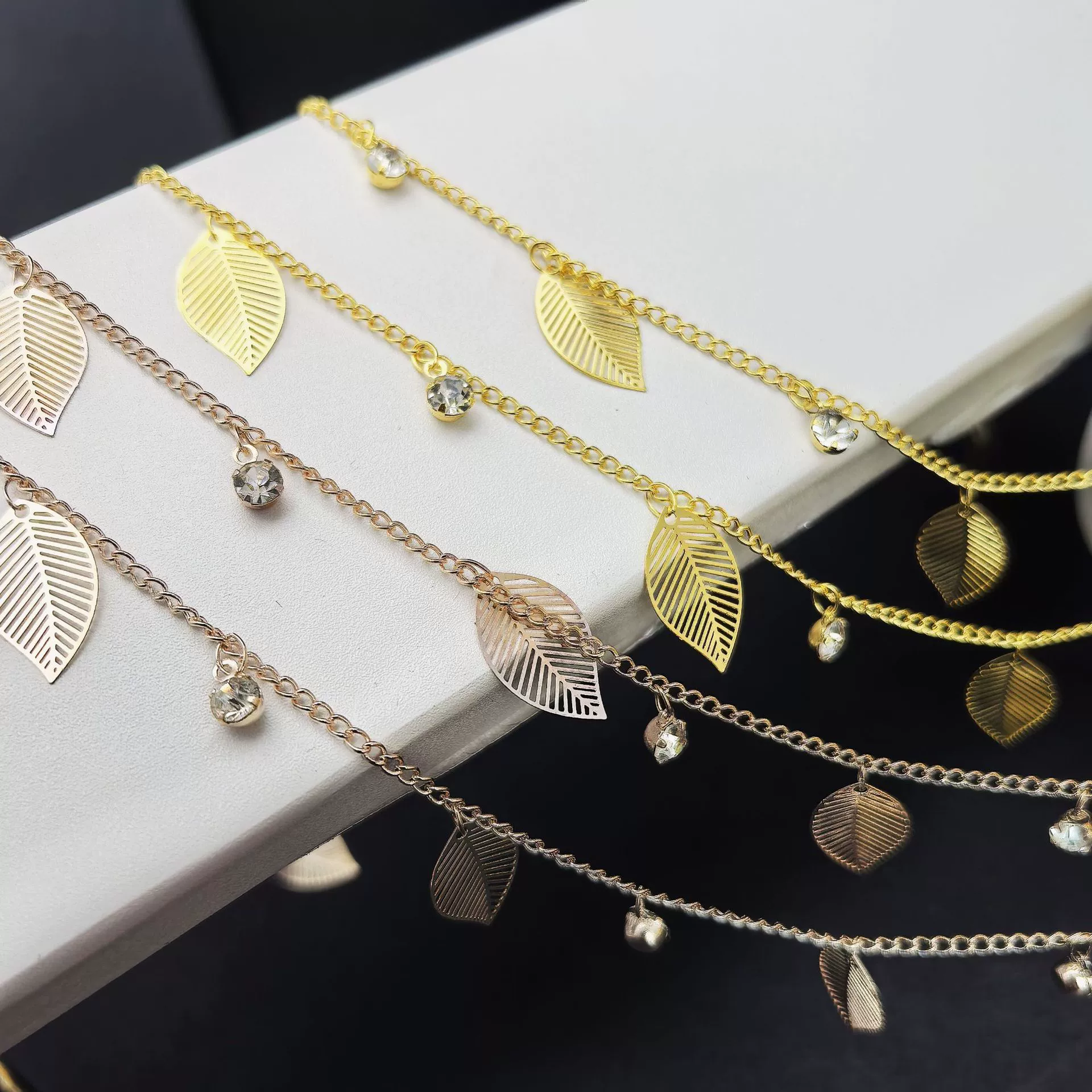 Accessory, accessories, copper laptop, zirconium natural stone handmade, chain, Chinese hairpin with tassels