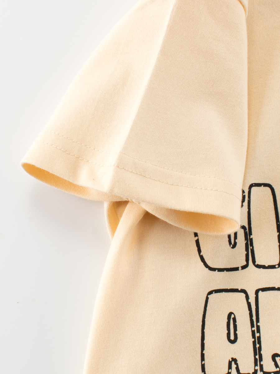 2025 verano nuevo estilo ropa para niños europeos y americanos camiseta de manga corta para niños dibujos animados de dinosaurios para niños ropa para bebés fuente de Douyin