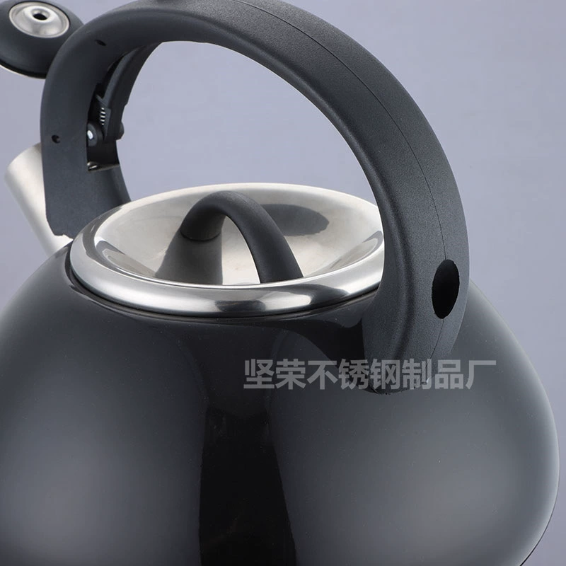 Capacious electromagnetic teapot stainless steel for home use