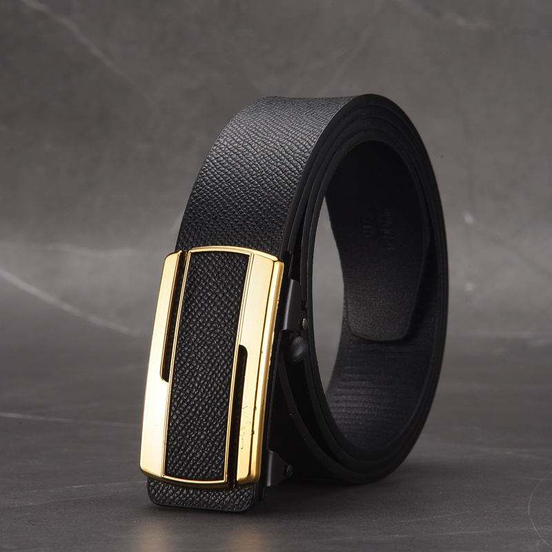 Fábrica de pelo directo gran cantidad en stock cinturón de los hombres desgaste de cinturón de hebilla automática de todos los partidos de negocios cinturón moda
