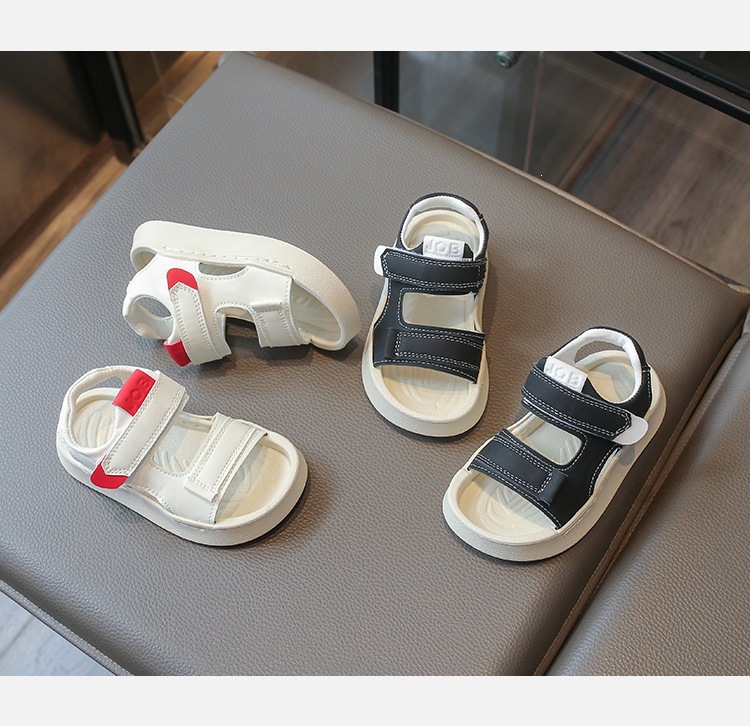 Kids Velcro Sandals Breathable Soft Sole Waterproof Summer Shoes_voghion.com