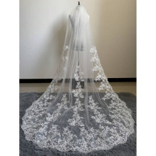 E 76848 Long trailing bride veil ������β����ͷɴ�羳��