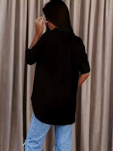 Women's Casual Lapel Button Up Shirt Soft Cross-border Dropshipping