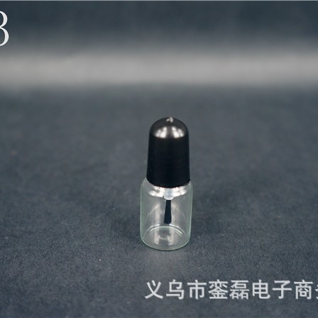 Venta directa de fábrica de GD 3ml cepillo redondo sub-paquete esmalte de uñas rubor pintura botella de vidrio envío gratuito