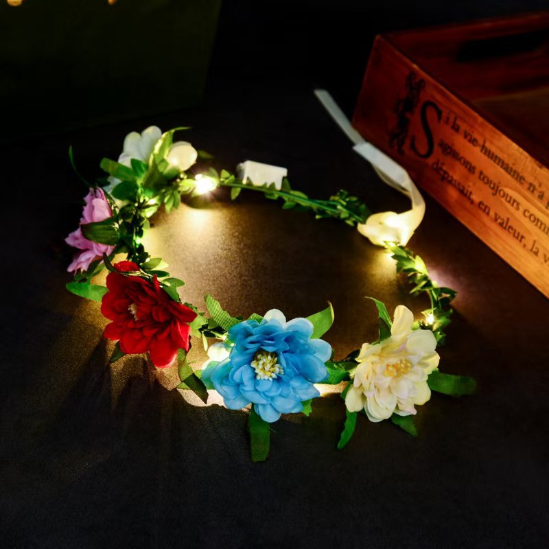 Peony wreath color +'warm light
