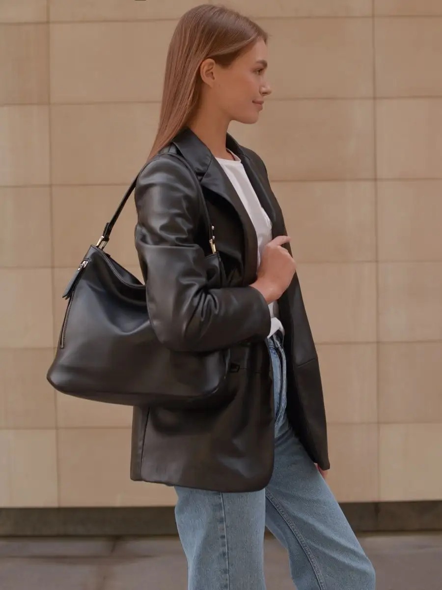 Women's Shoulder Bag Large Capacity Versatile Bucket Bag Classic_voghion.com