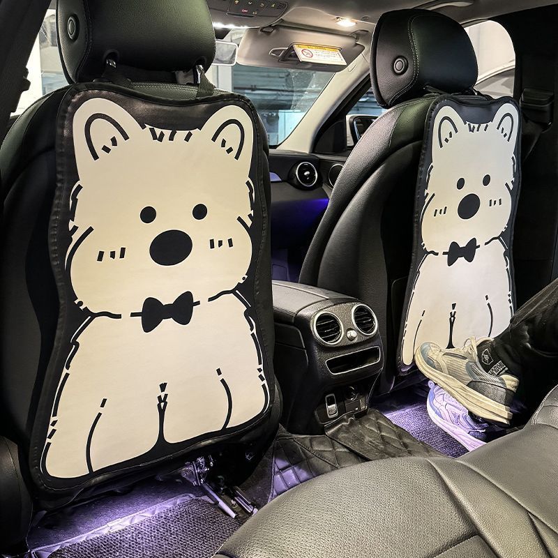 Car Anti-Kick Pad, Universal Rear Seat Back Anti-Dirty Protective Pad, Kidsren's Car Rear Seat Protective Pad, Anti-Kick Pad