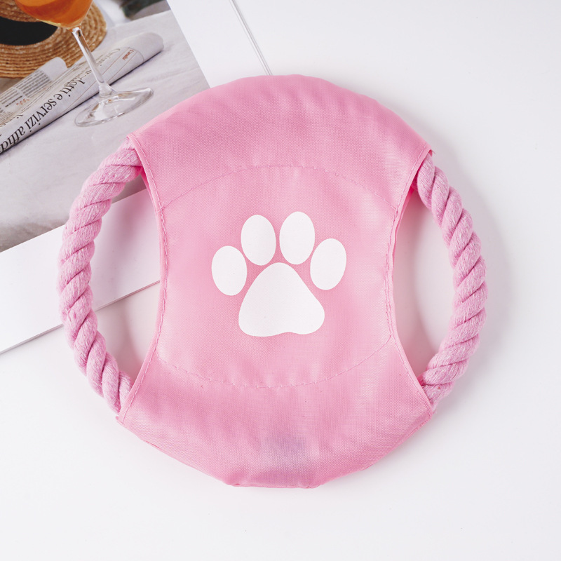 Frisbee de algodón para mascotas, juguetes de entrenamiento para perros, dientes molares para mascotas, juguetes para perros, comercio exterior, Frisbee especial para perros