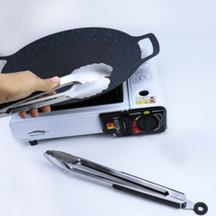 加厚不鏽鋼食品夾 燒烤夾子 麵包饅頭夾蛋糕夾烤肉夾熟食夾水果夾